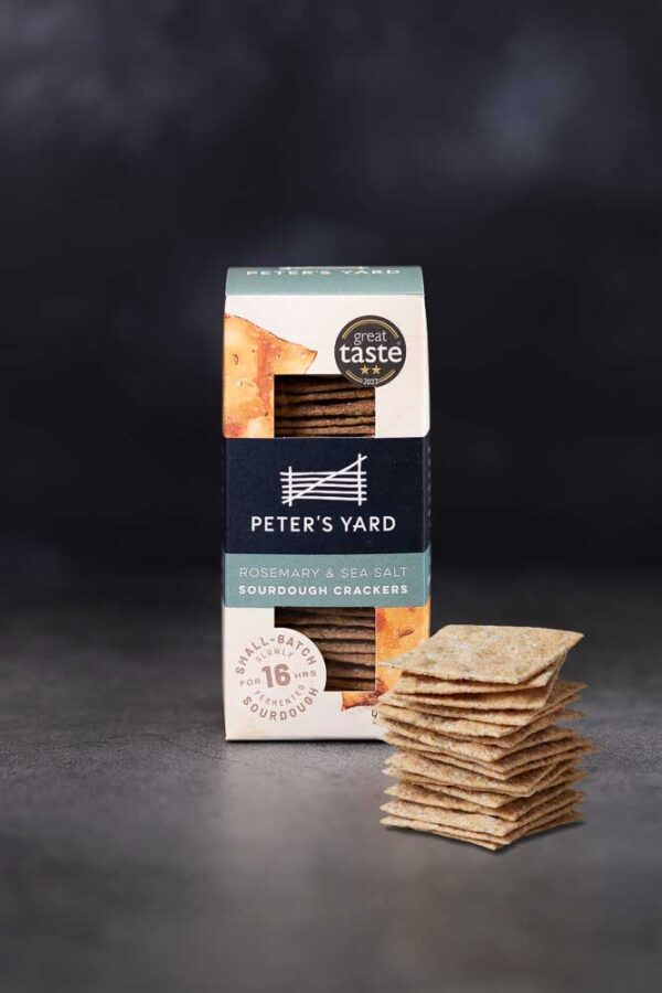 Peter's Yard Rosemary & Sea Salt Sourdough Crackers (90G)